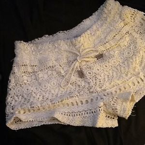 Crochet shorts